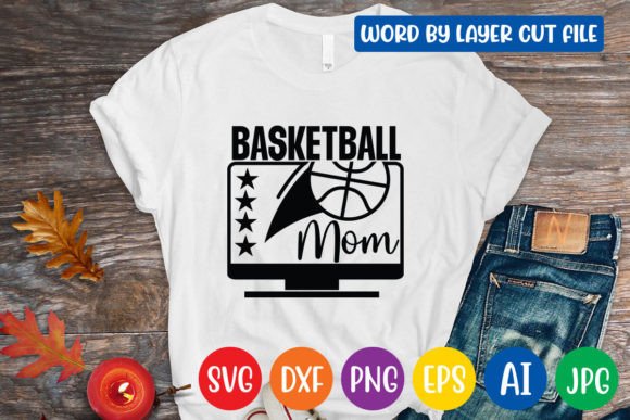 Basketball Mom Svg Design: Graphics and Crafts for Content Creators