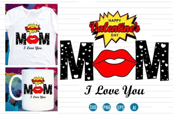 Happy Valentine s Day Mom Svg Graphics and Crafts Review