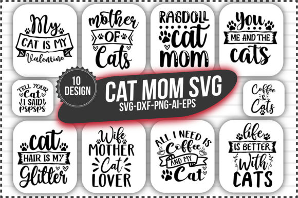 Review: Cat Mom Svg Bundle for Embroidery Projects