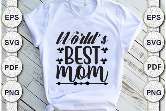WORLDS BEST MOM Mom Svg Design Graphics and Crafts Review